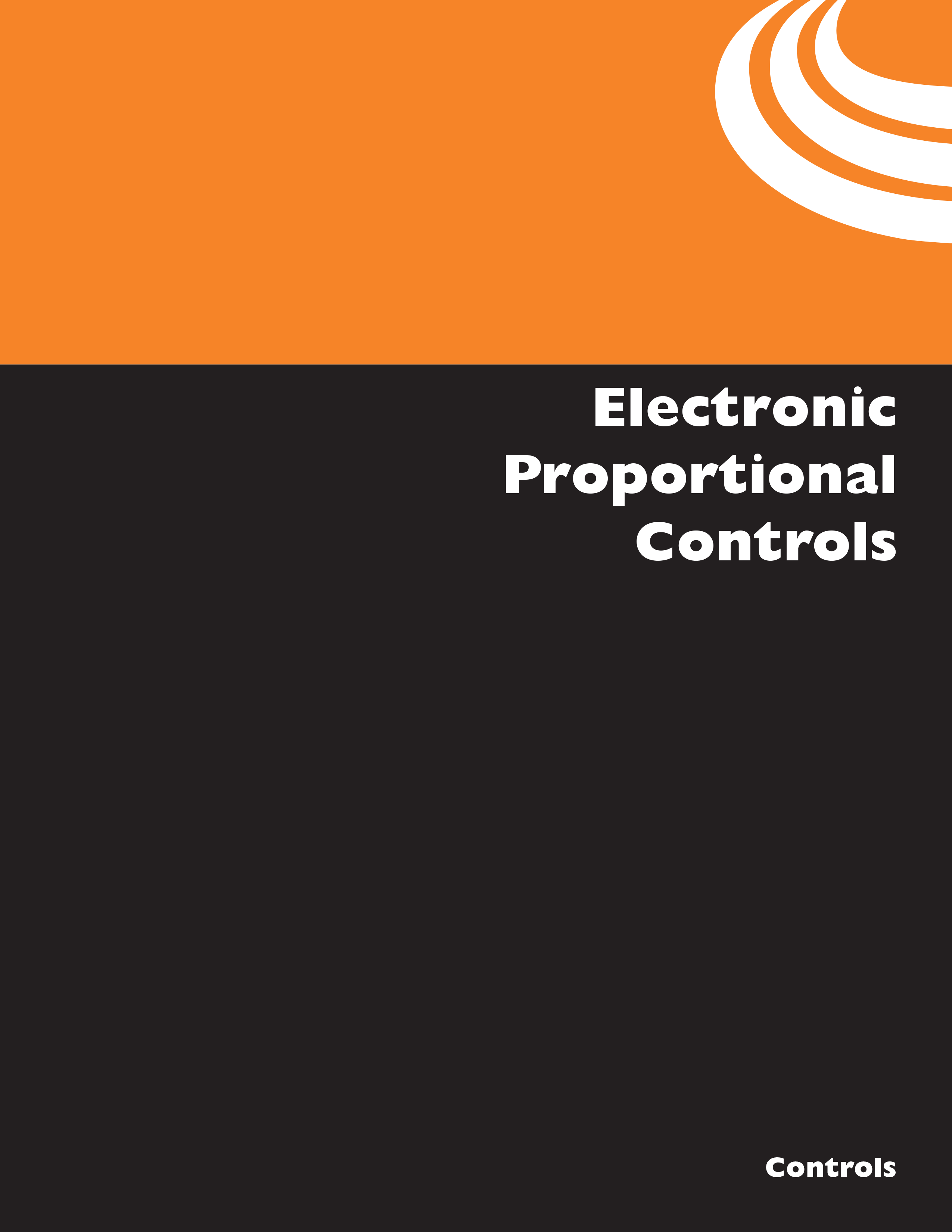 Electronic Proportional Controls